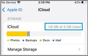 检查 iPhone 上的 iCloud 存储空间