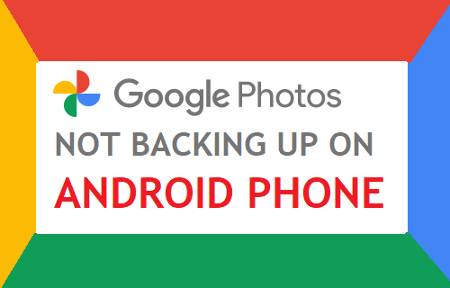 Google Photos 不在 Android 手机上备份