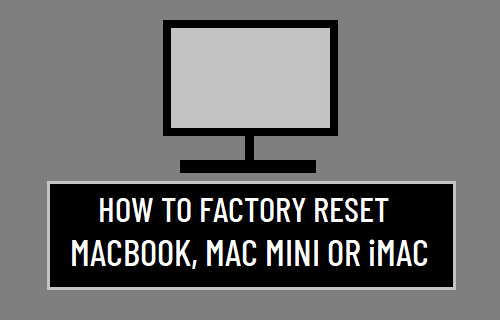 将 MacBook、Mac Mini 或 iMac 恢复出厂设置