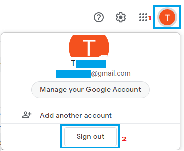 在计算机上退出 Gmail