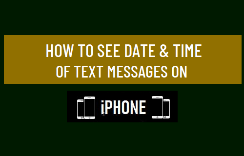 在 iPhone 上查看短信的日期和时间