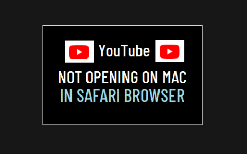 YouTube无法在Mac上的Safari浏览器中打开