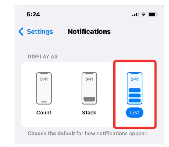 iPhone怎么改通知栏位置，ios16消息显示设置方法