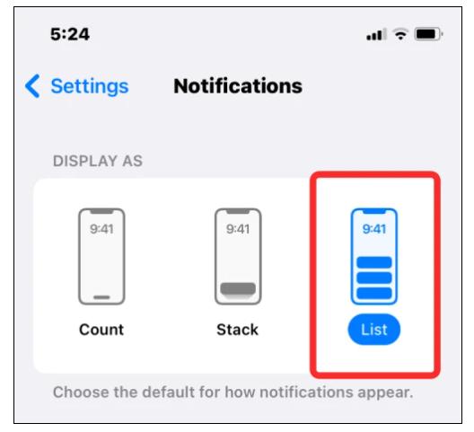 如何在iOS16中恢复旧苹果iPhone通知视图