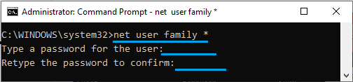 使用 Net User 命令更改 Windows 密码