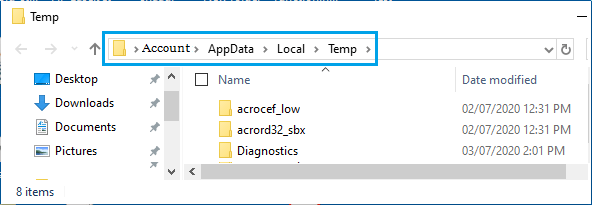 在 Windows 中删除临时文件夹中的所有项目