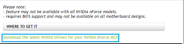 下载最新的 NVIDIA 驱动程序