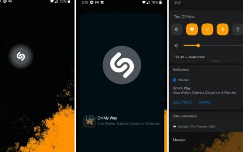 如何使用Shazam的安卓手机小部件留在主屏幕上