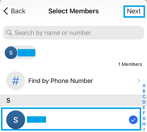 在 Signal 中将成员添加到组