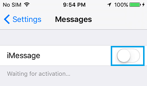 iPhone 上的 iMessage 关闭