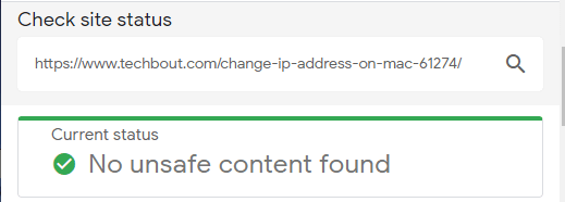 Google 透明度报告中的网址安全