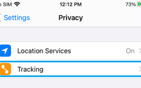 如何阻止应用程序跟踪您在iPhone上的活动