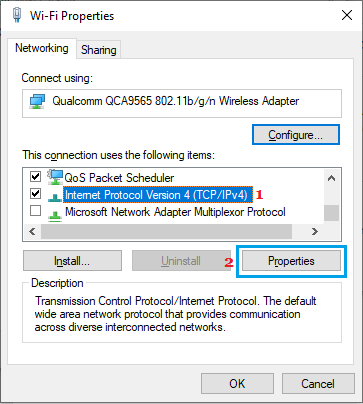 打开 IPV4 属性