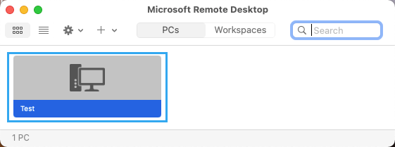 启动与远程计算机的 RDP 连接