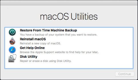 macOs 实用程序启动屏幕
