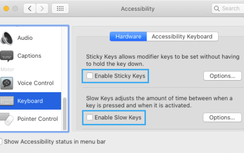 如何在Mac上修复缓慢或滞后的键盘