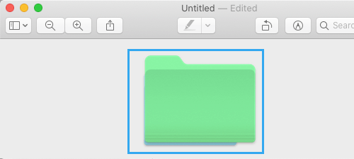 在预览应用程序中选择新颜色文件夹