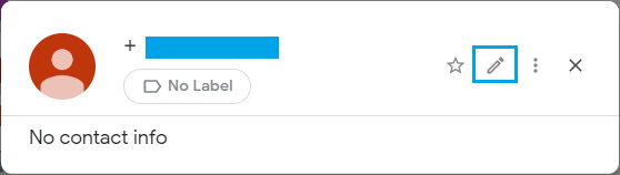 在 Gmail 中编辑联系人图标