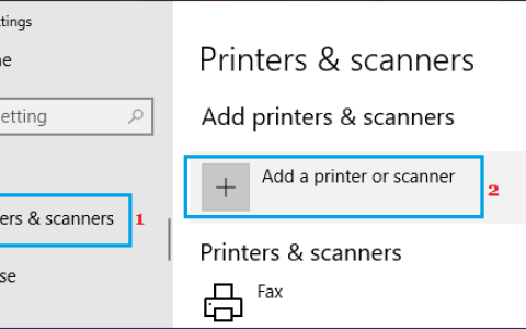 在Windows10中打印文档时打印机不可用