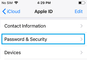 iPhone 上的密码和安全设置选项