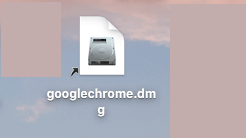 在 Mac 上打开谷歌浏览器 DMG 文件