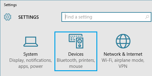 Windows PC 上的设备设置选项