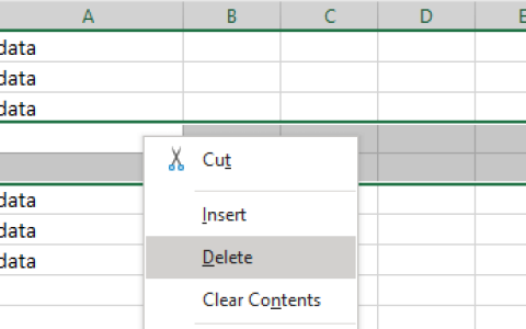 如何在Excel中隐藏或删除空行，2步使用方法