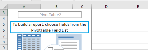 Excel 中的空白数据透视表
