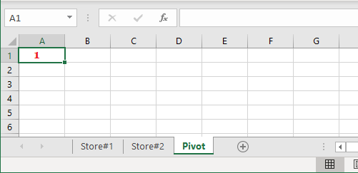 Excel 中的空白单元格