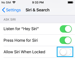 在 iPhone 上启用嘿 Siri