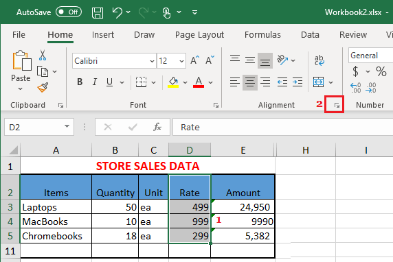 选择要在 Excel 中锁定的单元格