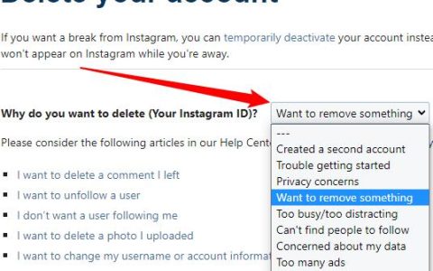 如何删除您的Instagram帐户（2023最新方法）