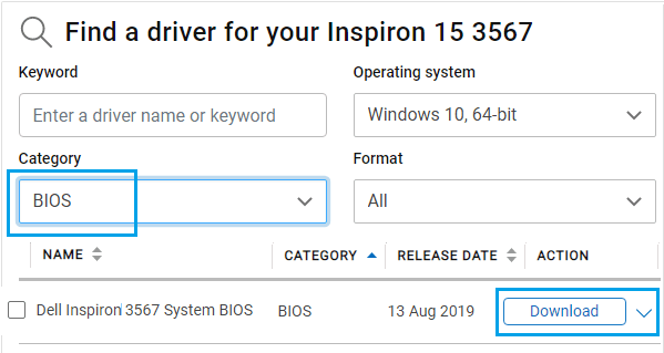 从制造商下载站点下载 BIOS