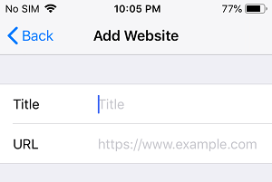 在 iPhone 上将网站添加到允许列表