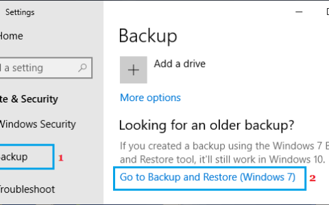 如何在Windows10中创建系统映像备份
