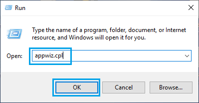 在 Windows 中运行 appwiz 命令
