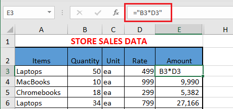 用引号括起来的 Excel 公式