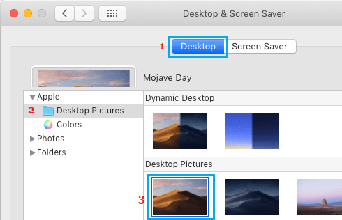在 Mac 上设置桌面背景