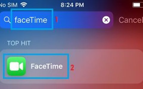如何修复iPhone上丢失的FaceTime图标