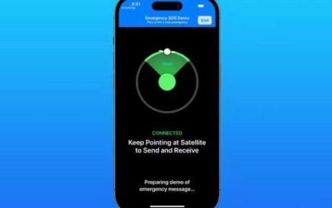 iPhone14的卫星紧急求救功能现已在欧洲推出