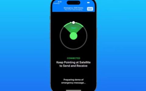 iPhone14的卫星紧急求救功能现已在欧洲推出