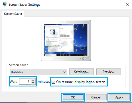 在 Windows PC 上自动启动屏幕保护程序