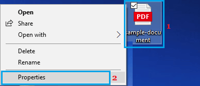 在 Windows PC 上打开文件属性