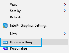 在 Windows 计算机上打开显示设置