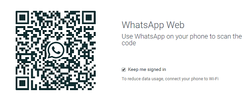 Whatsapp 网页二维码