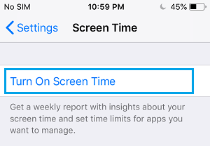 在 iPhone 上打开屏幕使用时间
