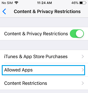 在 iPhone 上启用内容和隐私限制