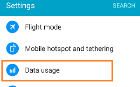 如何监控安卓手机上的数据使用情况