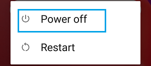 在 Android 手机上关闭电源并重新启动屏幕