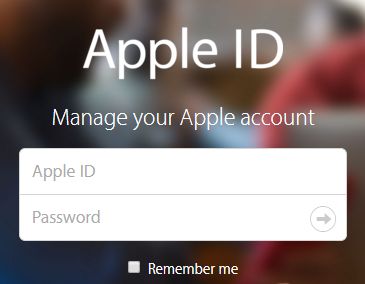 登录 Apple ID